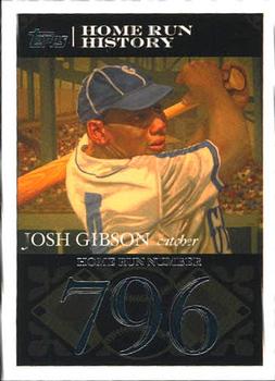 2007 Topps - Josh Gibson Home Run History #JG105 Josh Gibson Front