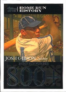 2007 Topps - Josh Gibson Home Run History #JG110 Josh Gibson Front
