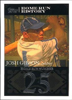 2007 Topps - Josh Gibson Home Run History #JG11 Josh Gibson Front
