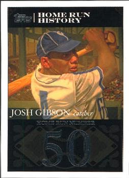 2007 Topps - Josh Gibson Home Run History #JG12 Josh Gibson Front