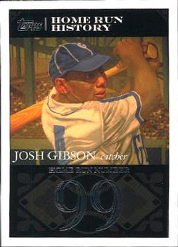 2007 Topps - Josh Gibson Home Run History #JG14 Josh Gibson Front