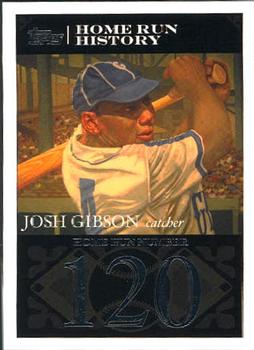2007 Topps - Josh Gibson Home Run History #JG18 Josh Gibson Front