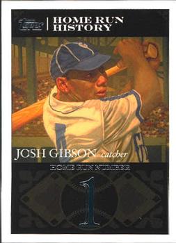 2007 Topps - Josh Gibson Home Run History #JG1 Josh Gibson Front
