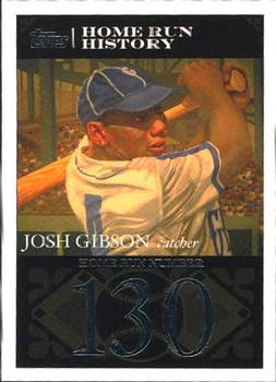 2007 Topps - Josh Gibson Home Run History #JG20 Josh Gibson Front