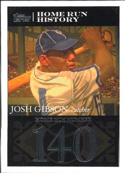 2007 Topps - Josh Gibson Home Run History #JG21 Josh Gibson Front