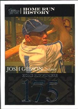 2007 Topps - Josh Gibson Home Run History #JG25 Josh Gibson Front