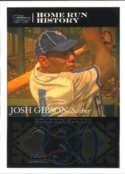 2007 Topps - Josh Gibson Home Run History #JG32 Josh Gibson Front