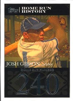 2007 Topps - Josh Gibson Home Run History #JG33 Josh Gibson Front