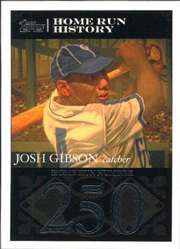 2007 Topps - Josh Gibson Home Run History #JG34 Josh Gibson Front
