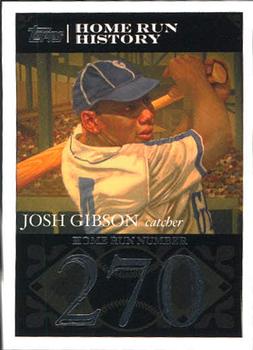 2007 Topps - Josh Gibson Home Run History #JG36 Josh Gibson Front