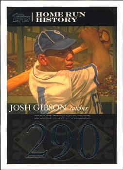 2007 Topps - Josh Gibson Home Run History #JG39 Josh Gibson Front