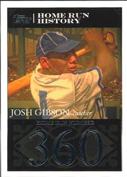 2007 Topps - Josh Gibson Home Run History #JG47 Josh Gibson Front