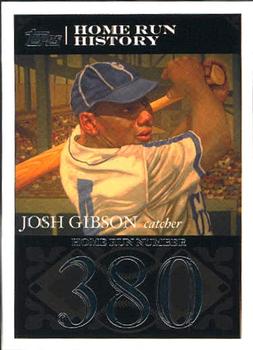 2007 Topps - Josh Gibson Home Run History #JG50 Josh Gibson Front