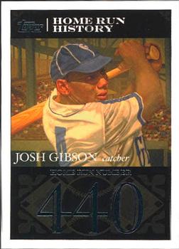 2007 Topps - Josh Gibson Home Run History #JG57 Josh Gibson Front