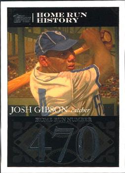 2007 Topps - Josh Gibson Home Run History #JG60 Josh Gibson Front