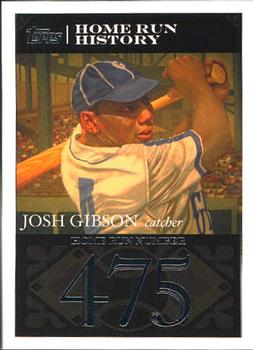 2007 Topps - Josh Gibson Home Run History #JG61 Josh Gibson Front