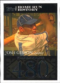 2007 Topps - Josh Gibson Home Run History #JG62 Josh Gibson Front