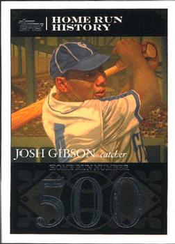 2007 Topps - Josh Gibson Home Run History #JG64 Josh Gibson Front