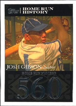 2007 Topps - Josh Gibson Home Run History #JG71 Josh Gibson Front