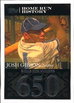 2007 Topps - Josh Gibson Home Run History #JG82 Josh Gibson Front