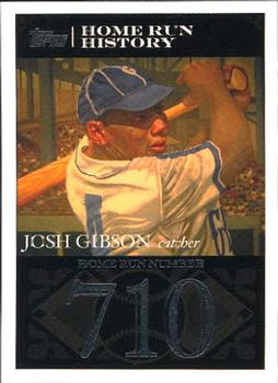 2007 Topps - Josh Gibson Home Run History #JG89 Josh Gibson Front