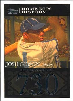 2007 Topps - Josh Gibson Home Run History #JG92 Josh Gibson Front