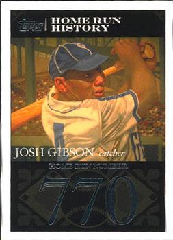 2007 Topps - Josh Gibson Home Run History #JG96 Josh Gibson Front