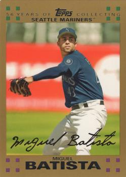 2007 Topps - Gold #13 Miguel Batista Front