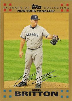 2007 Topps - Gold #21 Chris Britton Front