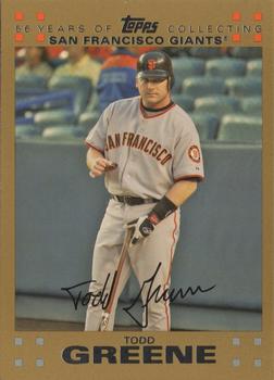 2007 Topps - Gold #44 Todd Greene Front