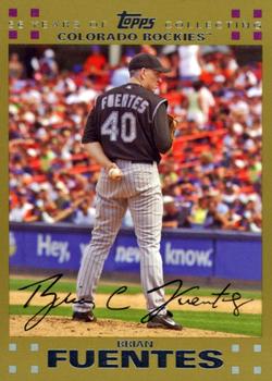 2007 Topps - Gold #57 Brian Fuentes Front