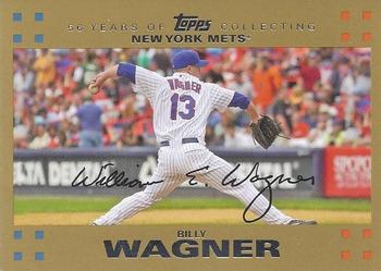 2007 Topps - Gold #109 Billy Wagner Front