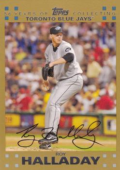 2007 Topps - Gold #180 Roy Halladay Front