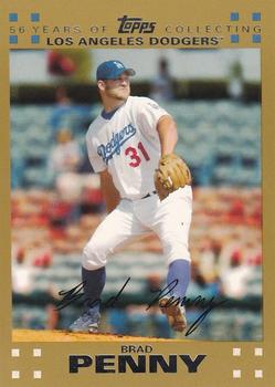 2007 Topps - Gold #255 Brad Penny Front