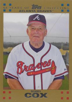 2007 Topps - Gold #256 Bobby Cox Front