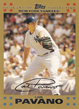 2007 Topps - Gold #352 Carl Pavano Front