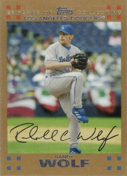 2007 Topps - Gold #427 Randy Wolf Front