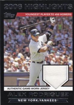 2007 Topps - Highlights Relics #HRAR Alex Rodriguez Front