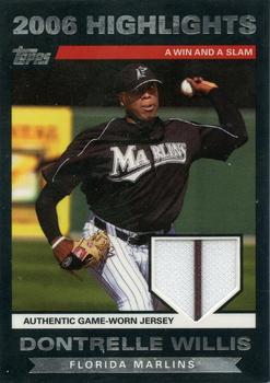 2007 Topps - Highlights Relics #HRDWW Dontrelle Willis Front