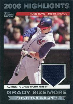 2007 Topps - Highlights Relics #HRGS Grady Sizemore Front