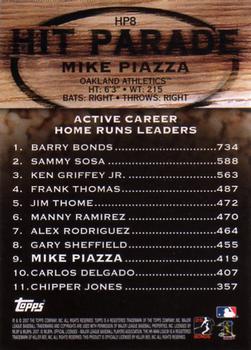 2007 Topps - Hit Parade #HP8 Mike Piazza Back