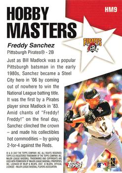 2007 Topps - Hobby Masters #HM9 Freddy Sanchez Back