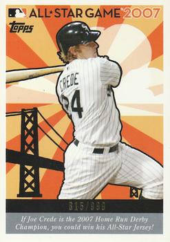 2007 Topps - Home Run Derby Contest #NNO Joe Crede Front