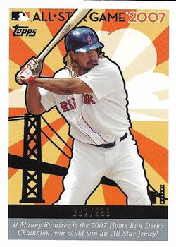 2007 Topps - Home Run Derby Contest #NNO Manny Ramirez Front