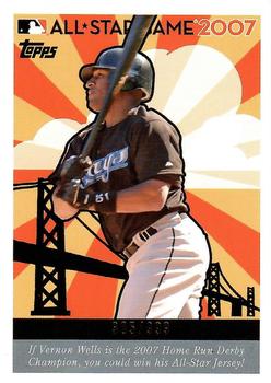 2007 Topps - Home Run Derby Contest #NNO Vernon Wells Front