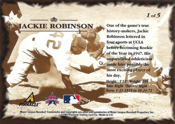 1997 All-Star FanFest Tribute to Jackie Robinson #1 Jackie Robinson Back