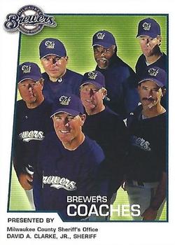 2004 Milwaukee Brewers Police - Milwaukee County Sheriff's Office #NNO Brewers Coaches Front