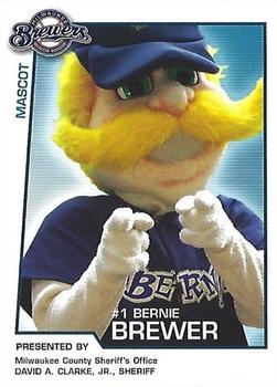 2004 Milwaukee Brewers Police - Milwaukee County Sheriff's Office #NNO Bernie Brewer Front