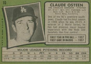 2020 Topps Heritage - 50th Anniversary Buybacks #10 Claude Osteen Back