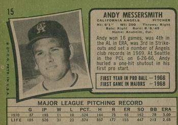 2020 Topps Heritage - 50th Anniversary Buybacks #15 Andy Messersmith Back